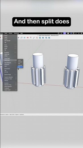 Solid Tool Tools #sketchup #solidtools