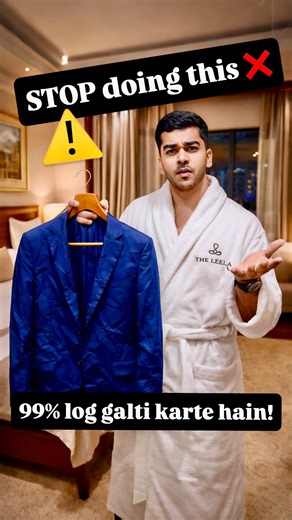The Raymond Shop Shahdara on Instagram: "SUIT FOLDING HACK - Save this! 📌 ✅ No wrinkles ✅ No padding damage ✅ No suit cover needed ✅ Fits easily in luggage Next business trip ya shaadi mein yeh zaroor try karna! 💼👔 #raymondshahdara #TravelHacks #SuitCare #MensFashion #TravelSmart"