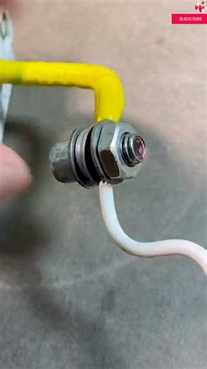 How to Fix Electrical Wire with Nut Bolt 🤜 Easy DIY Metal Wire Connection 🤙 #craft #handmade