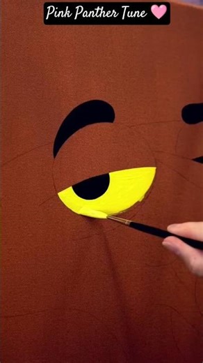 🩷 PINK PANTHER TUNE | Harmonica Cover 🎼 | #painting #instrumental #nostalgia #cartoon #asmr #shorts