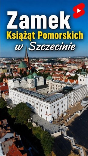 The Pomeranian Dukes' Castle in Szczecin, Poland #historiapolski #zamki #drone #podróże #pomorze