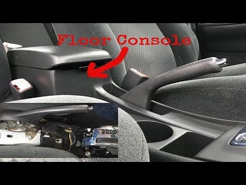 DIY How to remove floor console quickly and safely