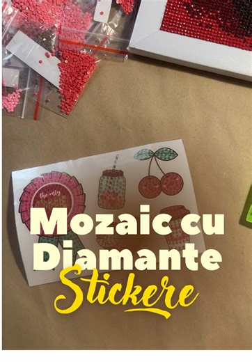 Vrei ceva mai rapid și mai fun decât mozaicurile clasice? ✨ Stickerele cu diamante sunt gata în câteva minute și pot fi lipite oriunde 💎 Tu ai încerca? 💬