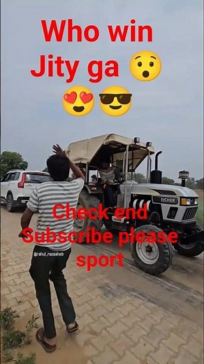 tractor vs car 🚗 amazing video , power full tractor vs big car