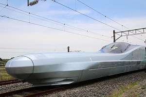 Japan begins testing the world's fastest bullet train