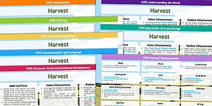 EYFS Harvest Activity Planning and Continuous Provision Ideas (Reception)
