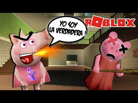 🐷PIGGY HIJA DE FRUTA yo soy la VERDADERA CERDA!!! 🐷 PEPA ROBLOX 🐷