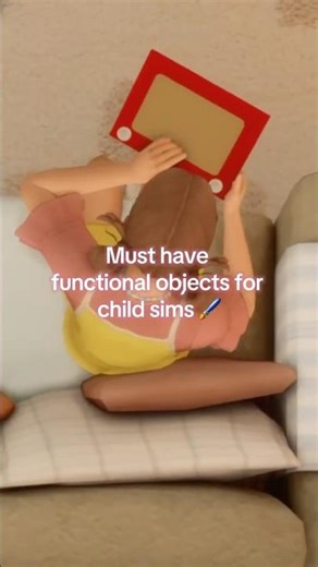 FUNCTIONAL objects you NEED for your child sims! | #thesims4 #sims4cc #sims4mods