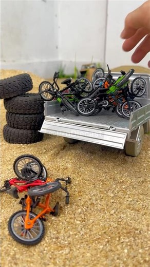 LC70 & MN82 Throw Away The Broken Bikes #rccars #automobile #trending #viral #fyp #shorts