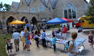 Annual free community event with a Backpack Blessing at the 10a service, followed by a Summer Celebration at 11:30a with GIANT bubbles, a shaved ice bar, bounce houses & inflatables, music, giveaways, IMPCL book bus and more! | St. Paul's Episcopal Church
