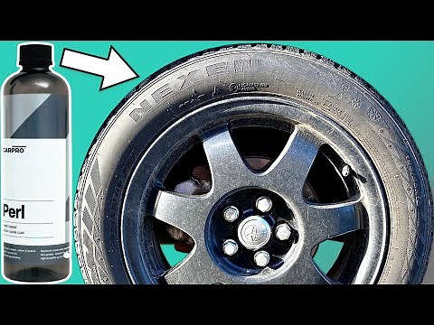 CarPro PERL: Simply The Best Tire Dressing? Application, Finish & Durability