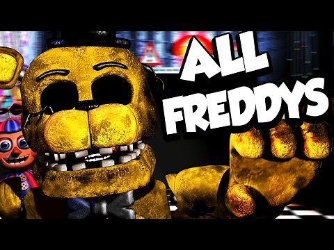 PLAY AS ALL VERSIONS OF FREDDY | Freddy Simulator 2 (Five Nights at Freddys Simulator)