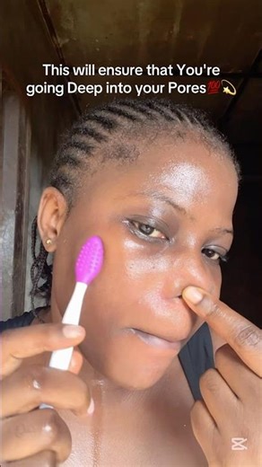 Pore brush for blackheads & whitehead #koreanskincare #cleansing #blackheads #pores