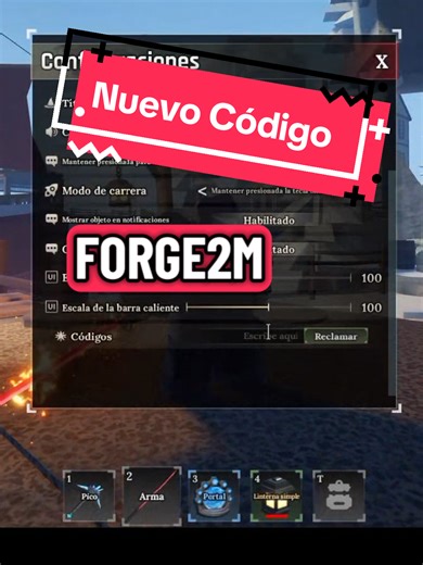 Nuevo Código, FROGE2M ❄️🍀🍀#theforge #parati #newcode #robloxfyp #robloxgames