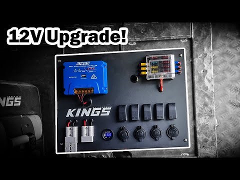 Upgraded the 12V system on the Holden Rodeo // Kings 12V Control Panel and 20A MPPT Solar Regulator