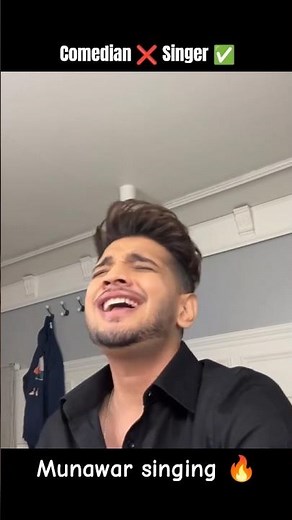 Munawar Faruqui singing song nayak nahi khalnayak hoon mai 🔥