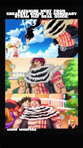 “From Luffy’s greatest enemy… to a man the Straw Hats respect. Katakuri is built different.