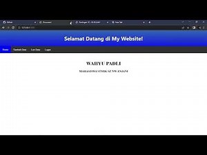 Cara membuat Web flask dengan bahasa Python di Visual Studio Code
