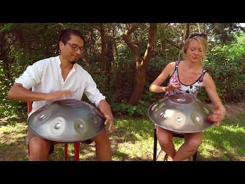 D Minor 13 Handpan - Played by the Handpan Duo Kate Stone & Rafael Sotomayor | Opsilon Handpan
