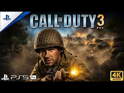 Call of Duty 3 (2006) - PS5 Pro™ Gameplay [4K 60FPS]