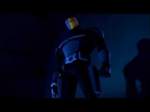 Deathstroke loses his eye -Beware the Batman