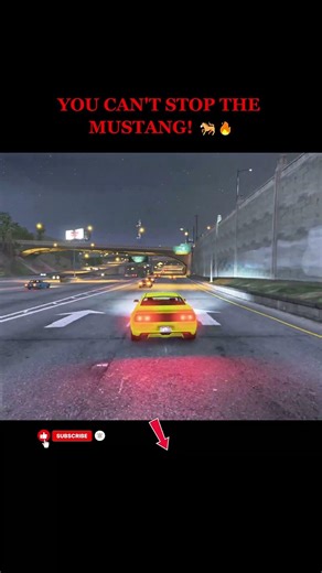 Mustang vs Physics: HE SURVIVED?! 😱💥 #gta5 #shorts #crash