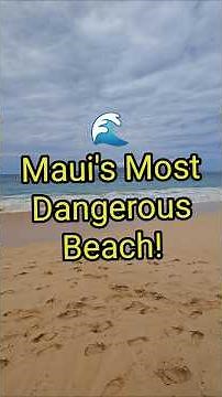 Maui's Most Dangerous Beach - Big Beach at Makena State Park in South Maui. #makena #kihei