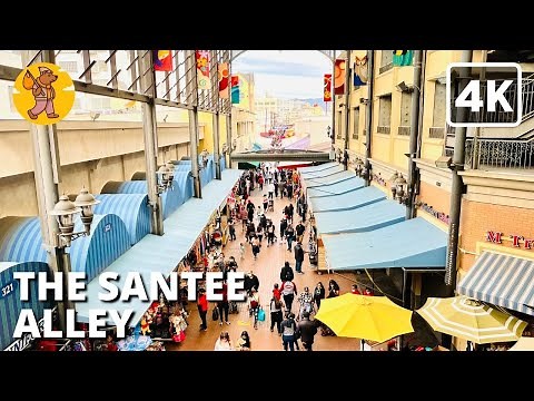 The Santee Alley, Downtown Los Angeles Walking Tour, Fashion District | {4k} 🔊 Binaural Sound