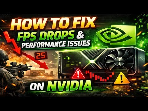 How to Fix FPS Drops and Performance Issues on NVIDIA | Easy Step-by-Step Guide