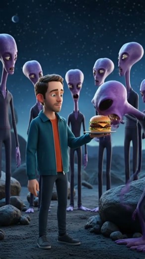 #DreamScreenAI Aliens will never like burger