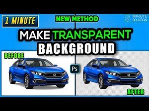 How to make background transparent in photoshop 2024
