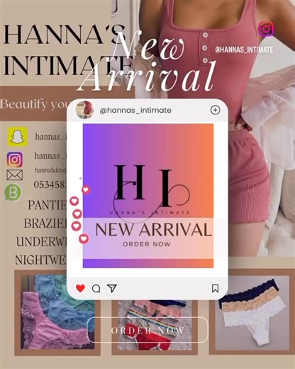 Hanna’s Intimate (PANTIES,BRA,NIGHTWEAR,LOUNGEWEAR,LINGERIE) on Instagram