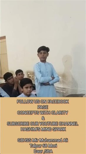 Parts of Speech Explained by a Student with Meanings