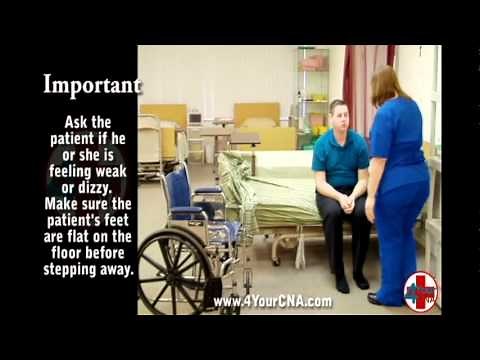 Instructional Video for Transfer Patient to Wheelchair