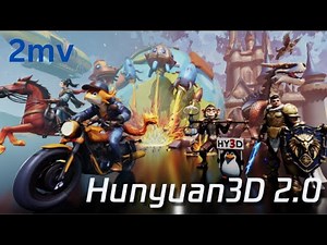Hunyuan3D-2mv Turbo - Fast Image to 3D Generation with 1-4 Views - Install Locally