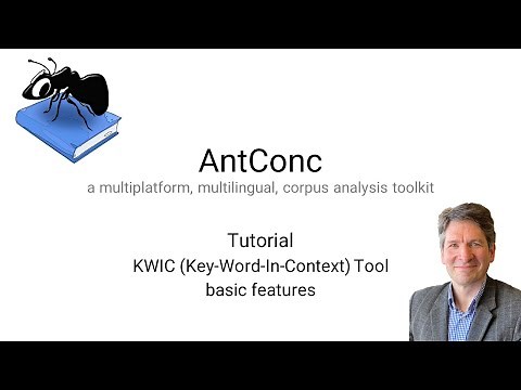 AntConc 4 (ver. 4.0) - KWIC tool basics