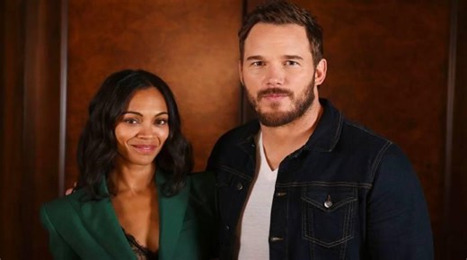 Chris Pratt sings praises for Zoe Saldana after Oscar nod
