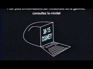 Publicité Minitel 36 15 Disney 1999