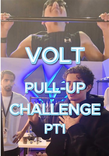 VOLT Pull-up Challenge⚡️ ٤٠ عدة بول-اب ولك هدية💪🏻 #لمتنا #volt_ksa #الخبر #fyp @عمر/ابو زهره #saudiarabia