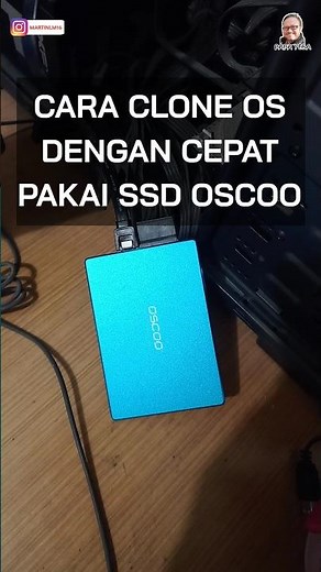 Clone OS dari HDD ke SSD feat OSCOO 256GB #shorts #shortstutorial