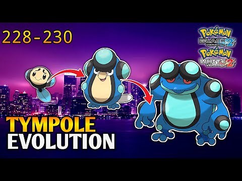 How To Evolve Tympole Into Palpitoad And Seismitoad In Pokemon Black 2 & White 2 | Unova Pokedex