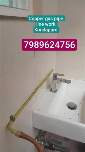 #copperpipe #home #lpg #gasinstallation LPG copper gas pipe line installation in Hyderabad