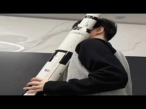 Classic Model The Apollo Saturn V Launch Vehicle Rocket And Launch Pad Fit 21309 92176 Building