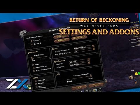 Warhammer Online Settings and Addons I use for Return of Reckoning for better FPS and looks