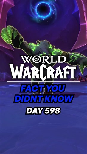 Here’s one world of Warcraft fact you didn’t know! Day 598 #warcraft #worldofwarcraft