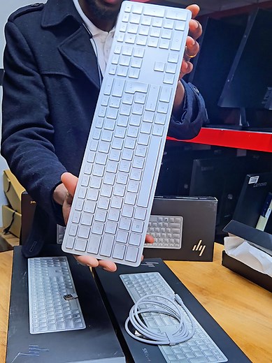 HP 970 Programmable Wireless Rechargeable Keyboard | Backlit, 6-Month Battery