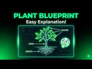 A Plants Blueprint| Plant Structure Explained A Plant’s Blueprint |Easy Biology Lesson for Beginners