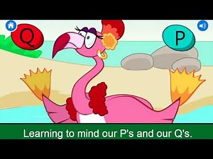Dance Mat Typing Typing Q & P Flamingo