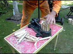 kindling chopper, saw and bundler