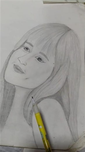 la lisa sketching tutorial translation #viral #art #sketch #viral Trend#I am from this #sketchartist